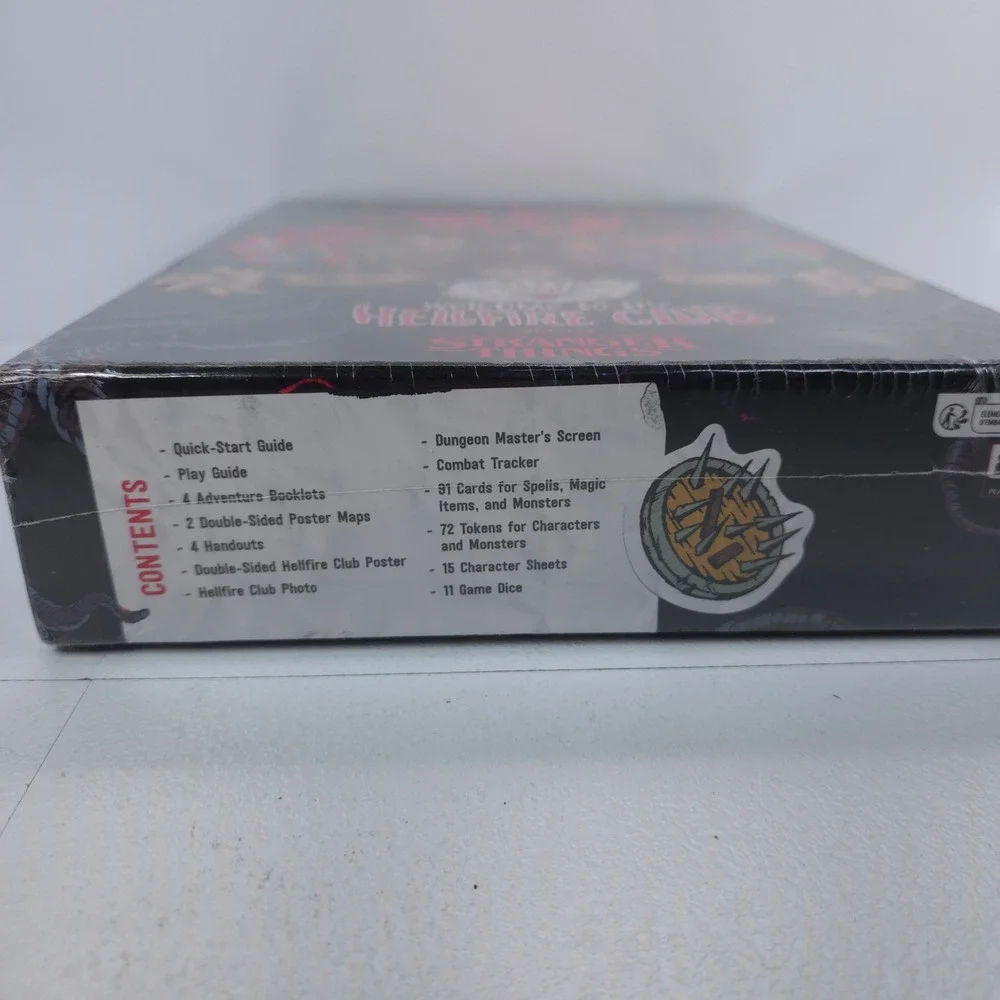 Stranger‎ Things Dungeons & Dragons Welcome to the Hellfire Club Starter Set New